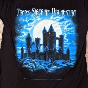 Trans-Siberian Orchestra TSO Winter Tour 2009 Tee Black Small Tour Tee